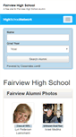 Mobile Screenshot of fairviewhighschool.net