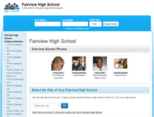 Tablet Screenshot of fairviewhighschool.net